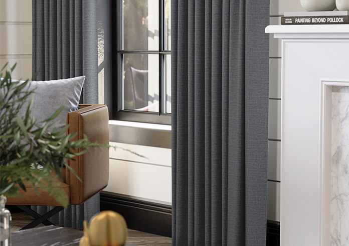 Stockholm, Anthracite - Made to Measure Curtains - Image 5